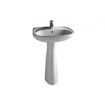 Раковина 55см Vitra Normus 9600B003-7650 с пьедесталом