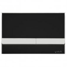 Клавиша смыва Vitra Select 740-1101 черное стекло